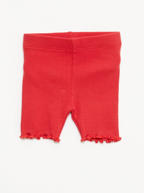 Lot de 2 leggings côtelés - Kiabi