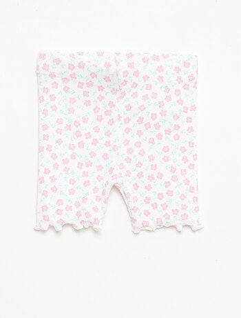 Lot de 2 leggings côtelés