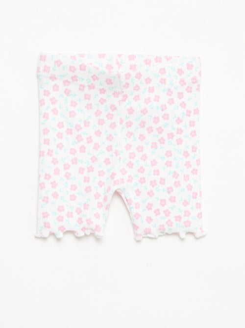 Lot de 2 leggings côtelés - Kiabi