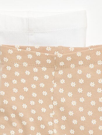 Lot de 2 leggings courts