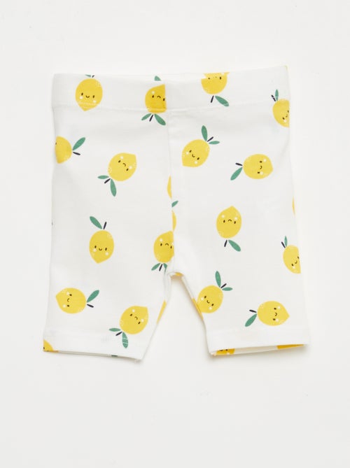 Lot de 2 leggings courts - Kiabi