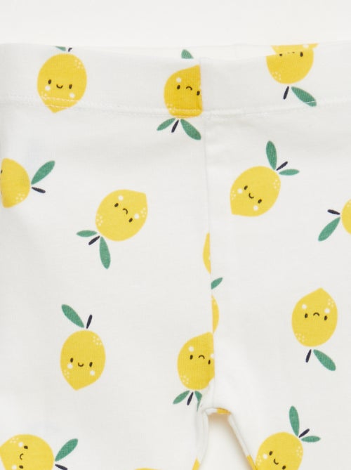 Lot de 2 leggings courts - Kiabi