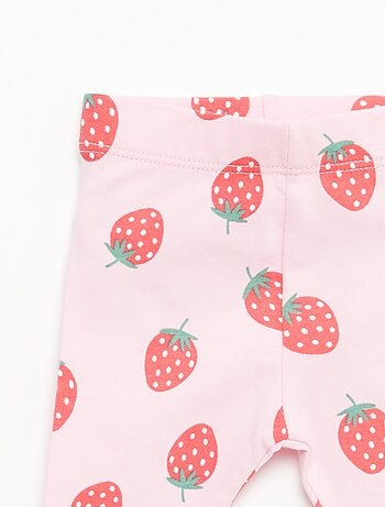 Lot de 2 leggings courts