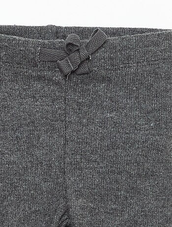 Lot de 2 leggings en maille doudou