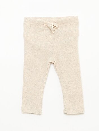 Lot de 2 leggings en maille doudou