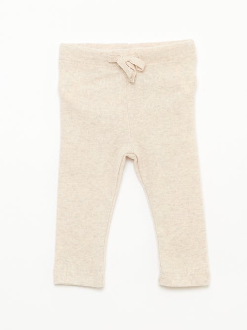 Lot de 2 leggings en maille doudou - Kiabi Lot de 2 leggings en maille doudou - Kiabi