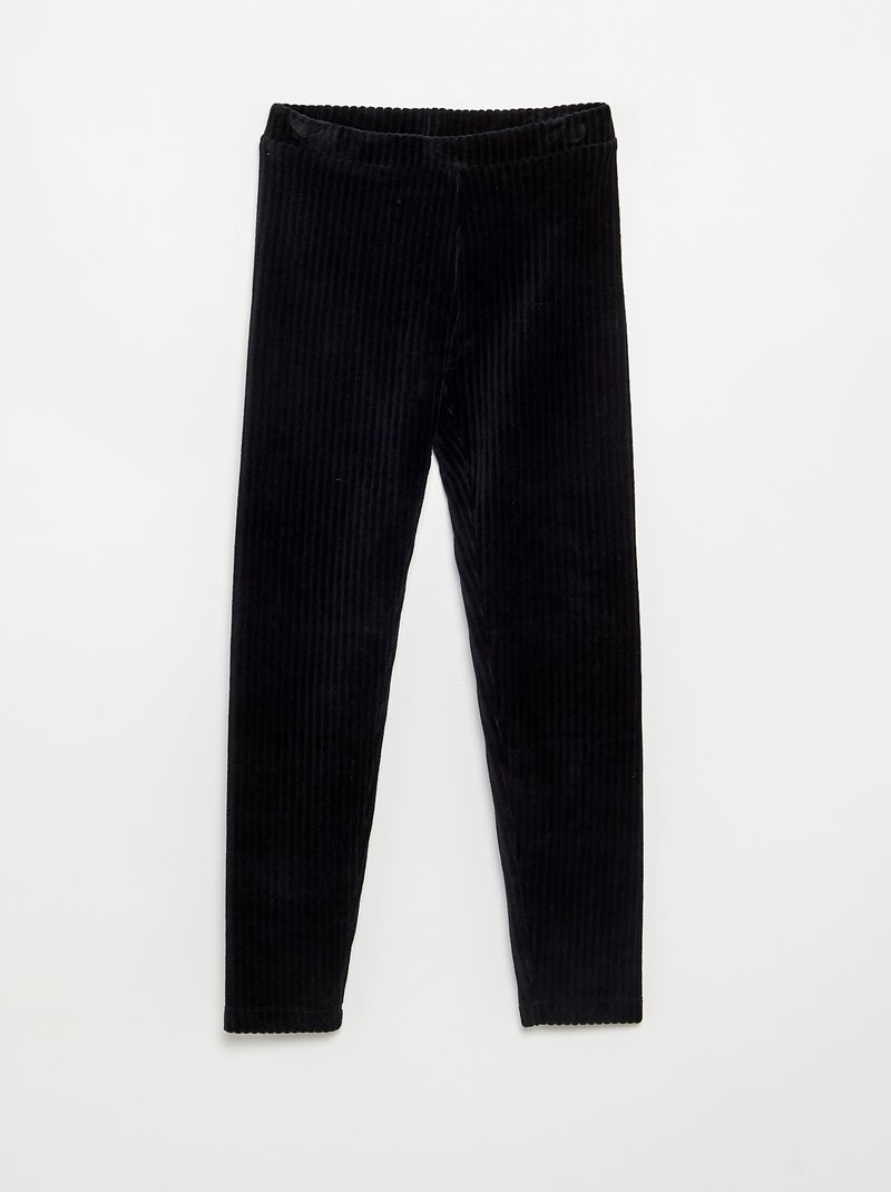 Lot de 2 leggings en velours côtelé Marron - Kiabi