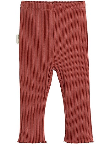 Lot de 2 leggings enfant côtelés léa