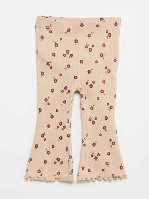 Lot de 2 leggings flare - Kiabi