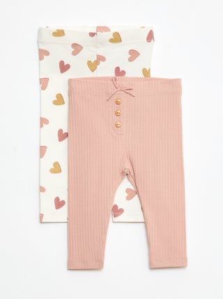 Lot de 2 leggings long