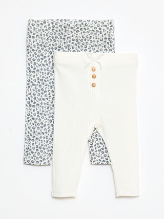 Lot de 2 leggings long