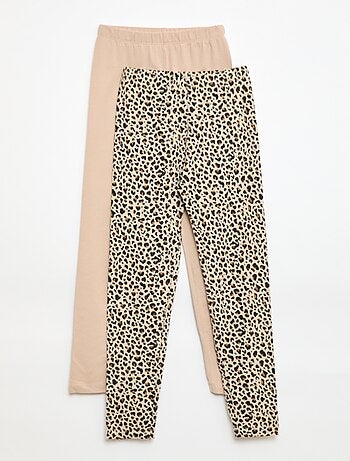 Lot de 2 Leggings longs