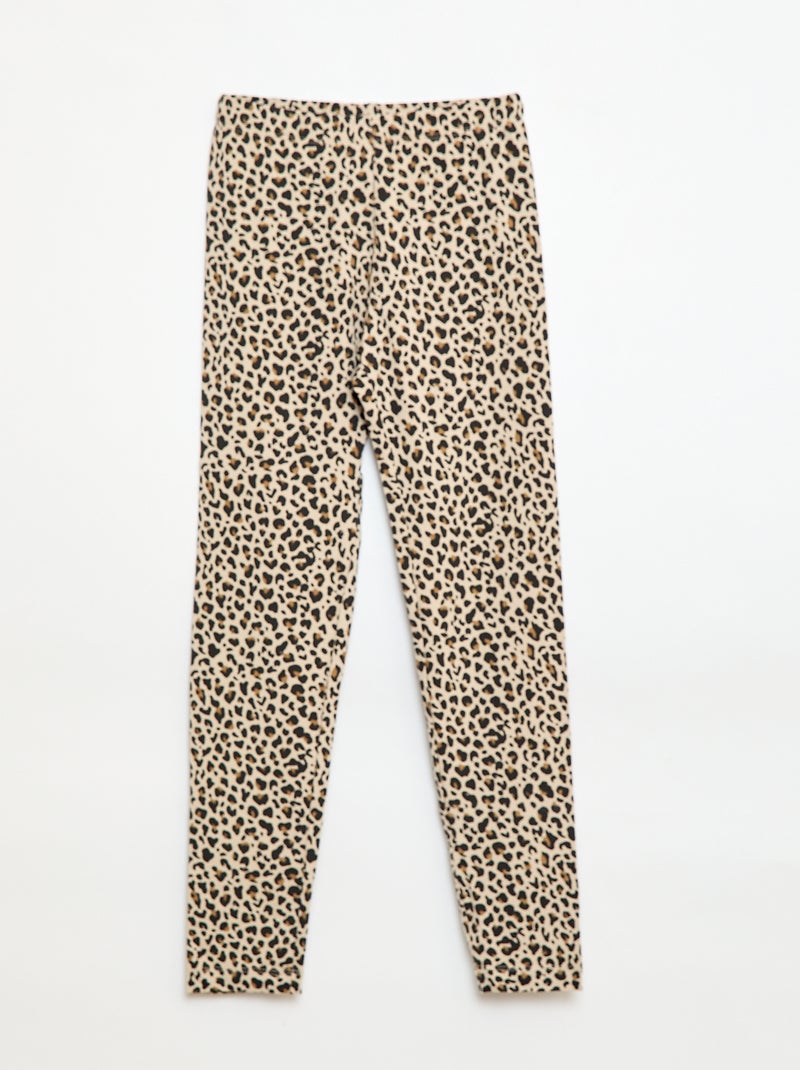 Lot de 2 Leggings longs Beige - Kiabi
