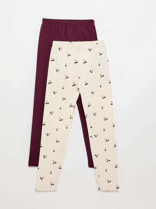 Lot de 2 leggings longs - Kiabi