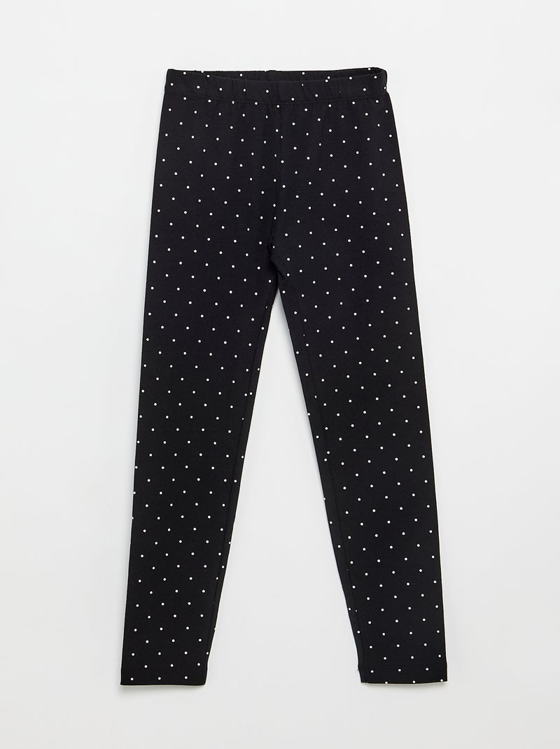 Lot de 2 leggings longs Noir - Kiabi