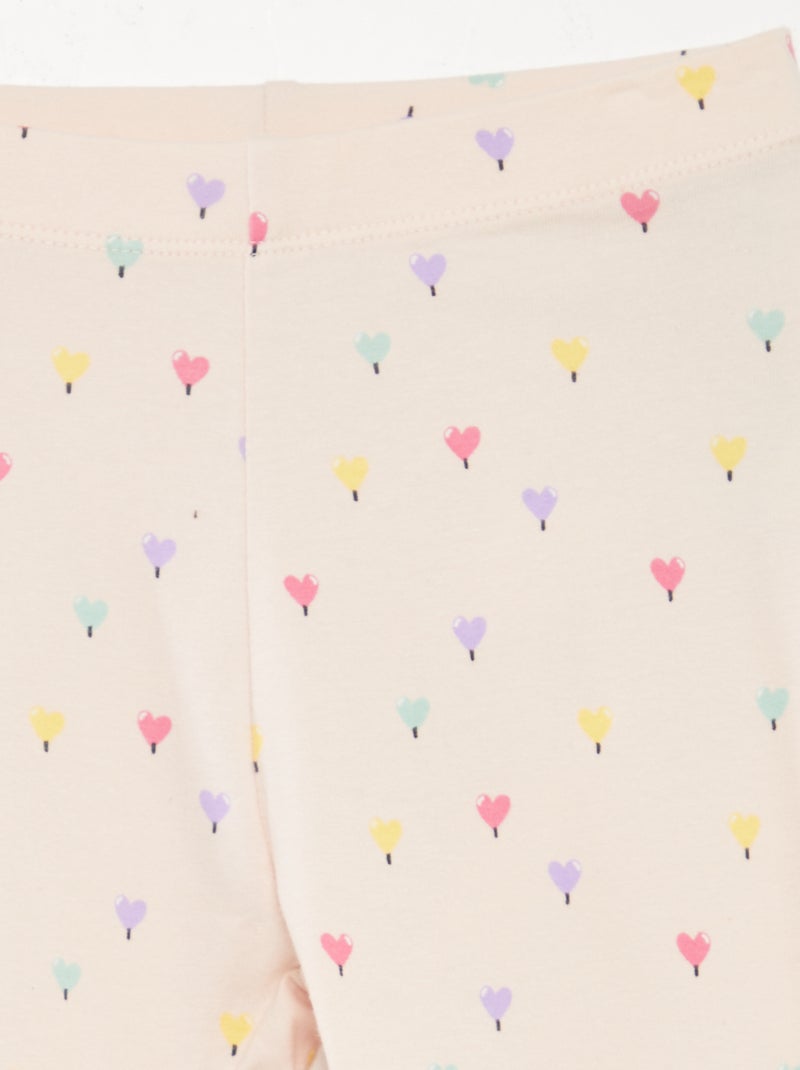 Lot de 2 leggings Violet - Kiabi