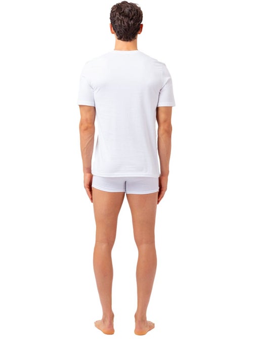Lot de 2 maillots de corps col rond homme en coton fila - Kiabi Lot de 2 maillots de corps col rond homme en coton fila - Kiabi