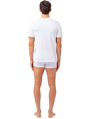 Lot de 2 maillots de corps col rond homme en coton fu5053 fila