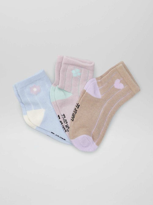 Lot de 2 paires chaussettes - Kiabi