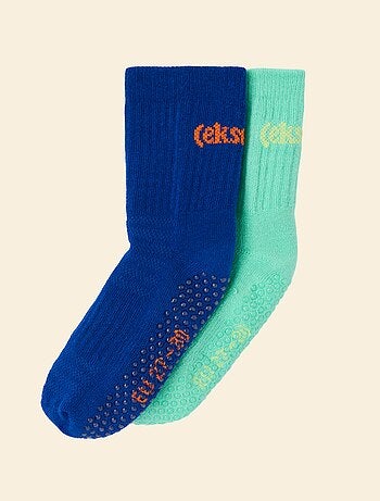 Lot de 2 paires de chaussettes anti-dérapantes - (ekstract)
