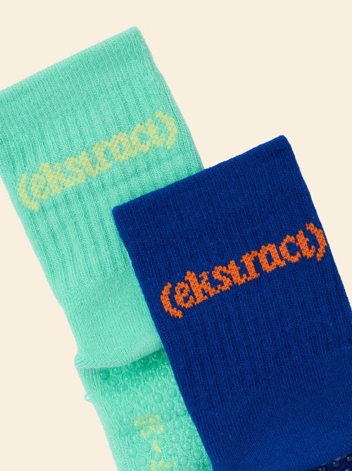 Lot de 2 paires de chaussettes anti-dérapantes - (ekstract) - Kiabi
