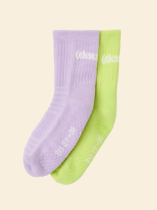 Lot de 2 paires de chaussettes anti-dérapantes - (ekstract) - Kiabi