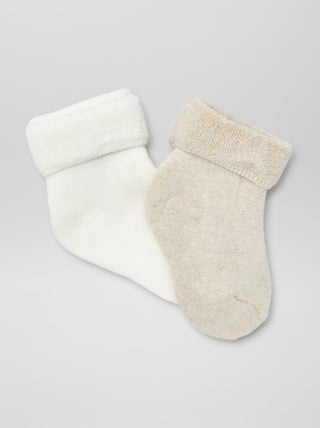 Lot de 2 paires de chaussettes de naissance