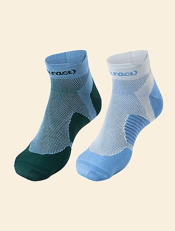 Lot de 2 paires de chaussettes (ekstract) compressives en coton