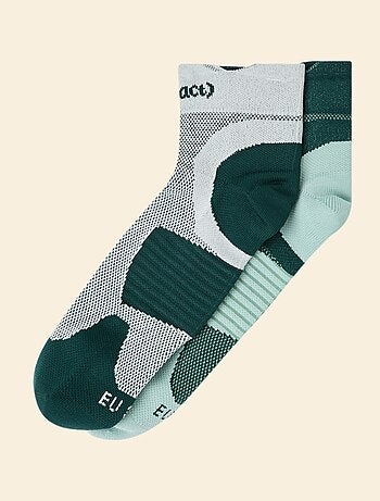 Lot de 2 paires de chaussettes (ekstract) compressives en coton