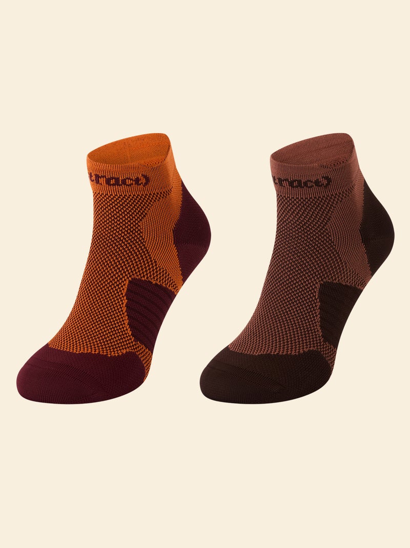 Lot de 2 paires de chaussettes hautes - (ekstract) Marron - Kiabi