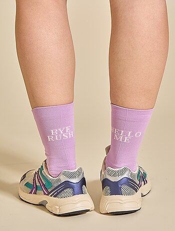 Ekstract - Lot de 2 paires de chaussettes hautes