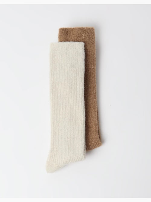 Lot de 2 paires de chaussettes, mo fashion - Kiabi
