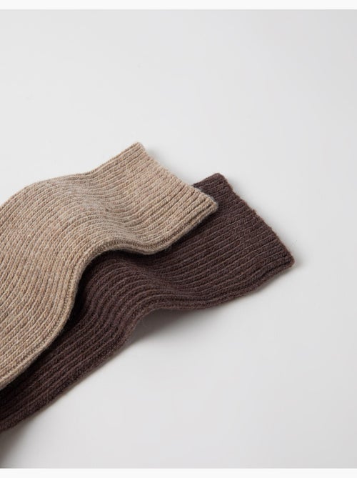 Lot de 2 paires de chaussettes, mo fashion - Kiabi