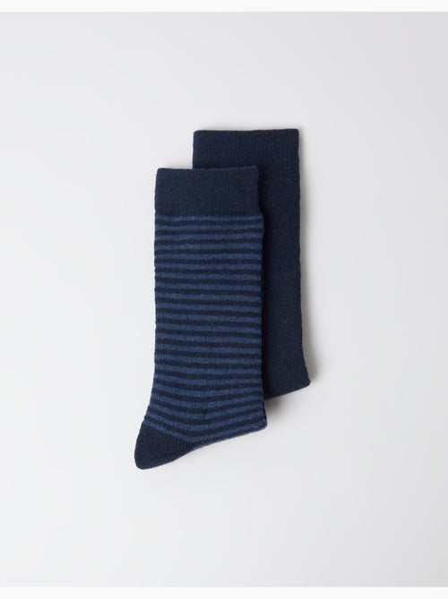 Lot de 2 paires de chaussettes, mo fashion - Kiabi