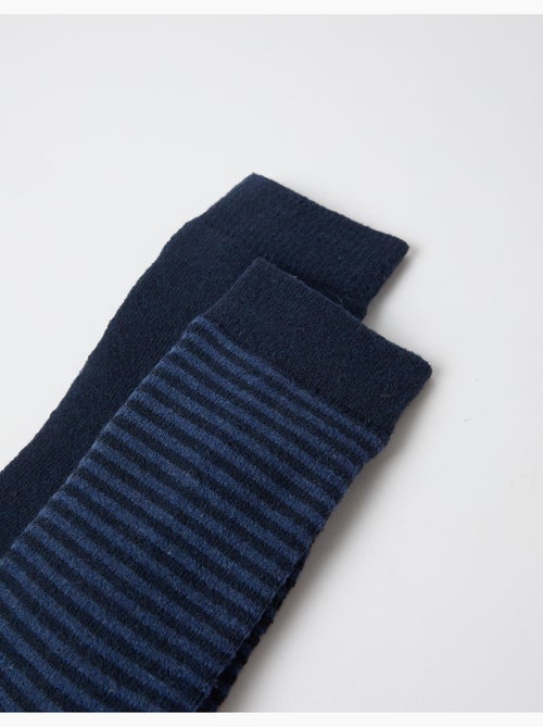 Lot de 2 paires de chaussettes, mo fashion - Kiabi
