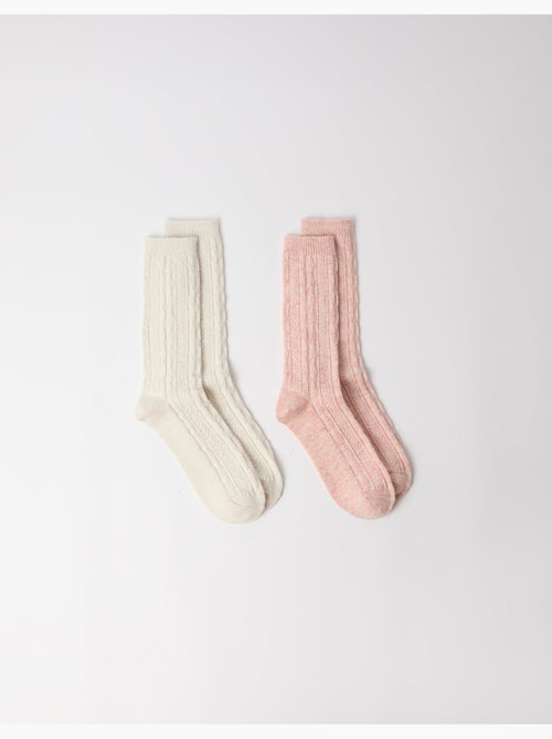 Lot de 2 paires de chaussettes, mo fashion - Kiabi