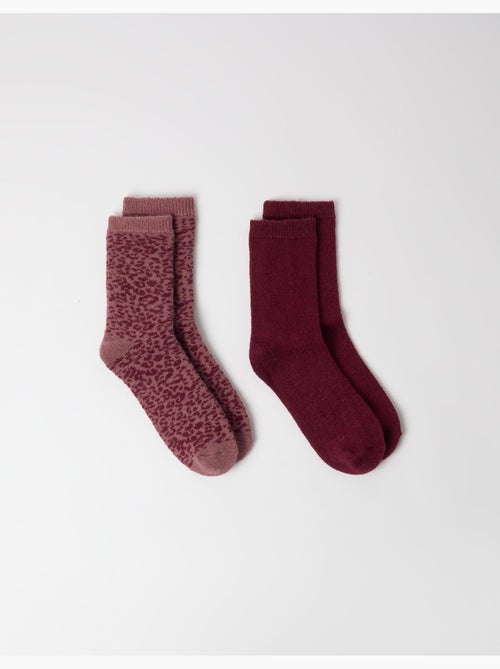 Lot de 2 paires de chaussettes, mo fashion - Kiabi