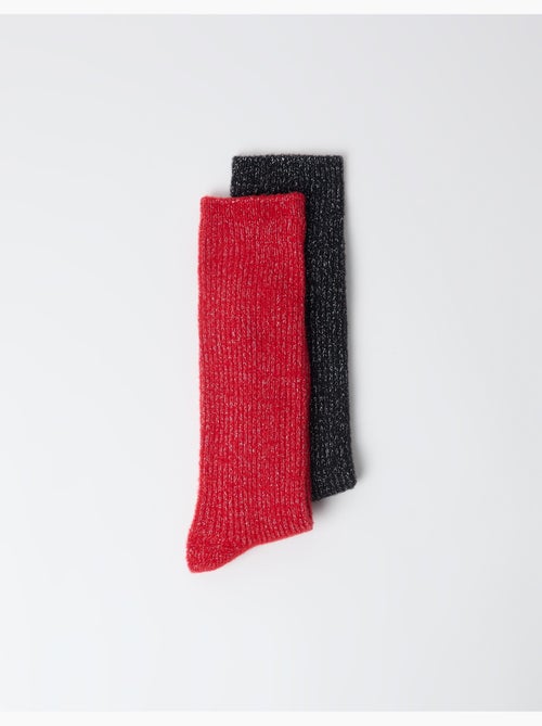Lot de 2 paires de chaussettes, mo fashion - Kiabi