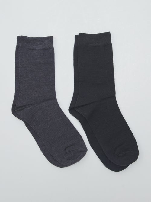Lot de 2 paires de chaussettes - Kiabi