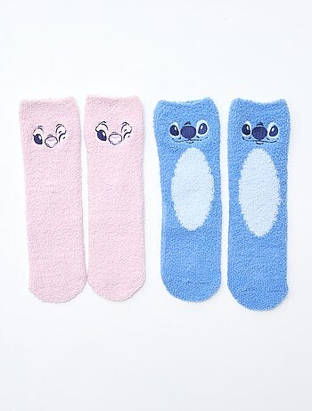 Lot de 2 paires de chaussettes 'Stitch' 'Disney'