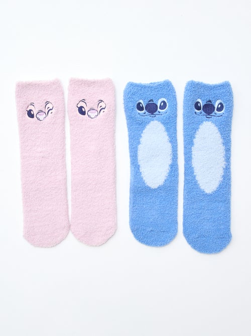 Lot de 2 paires de chaussettes 'Stitch' 'Disney' - Kiabi