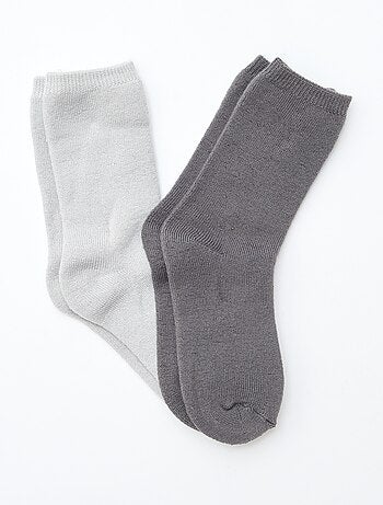 Lot de 2 paires de chaussettes thermiques