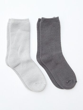 Lot de 2 paires de chaussettes thermiques