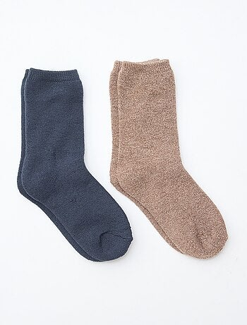Lot de 2 paires de chaussettes thermiques