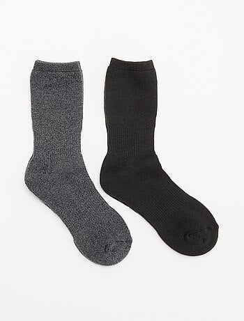 Lot de 2 paires de chaussettes thermiques