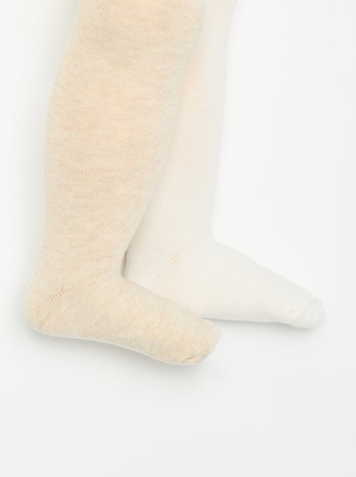 Lot de 2 paires de collants - Kiabi