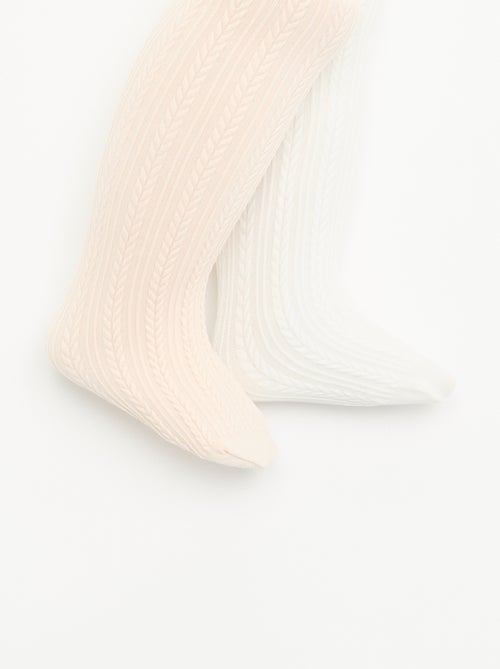 Lot de 2 paires de collants - Kiabi