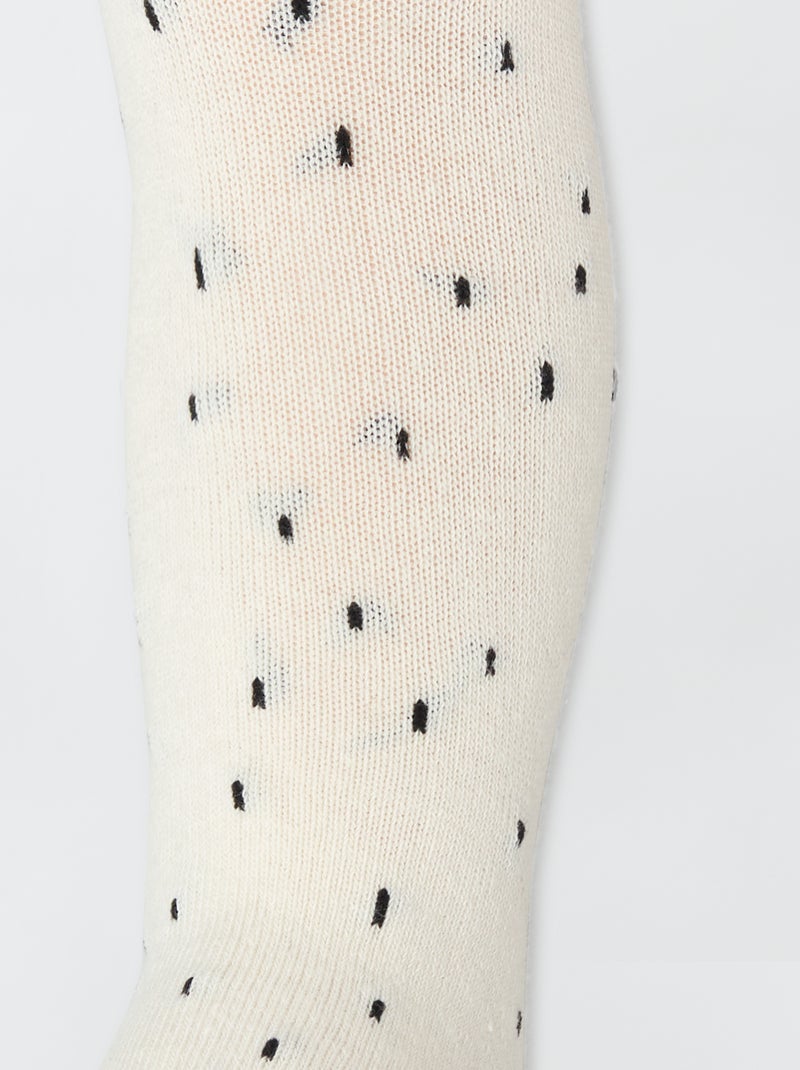 Lot de 2 paires de collants chauds Noior - Kiabi