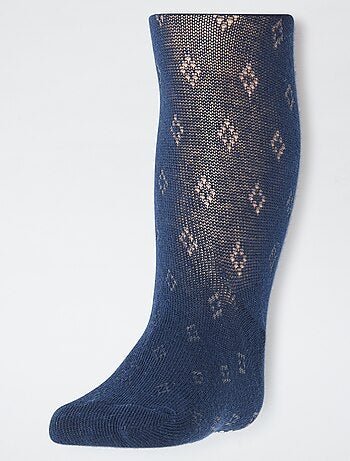 Lot de 2 paires de collants chauds pointelle