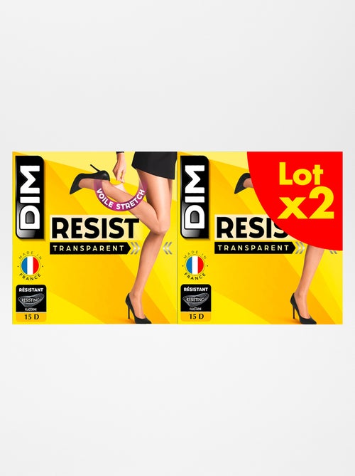 Lot de 2 paires de collants 'Dim' - Kiabi